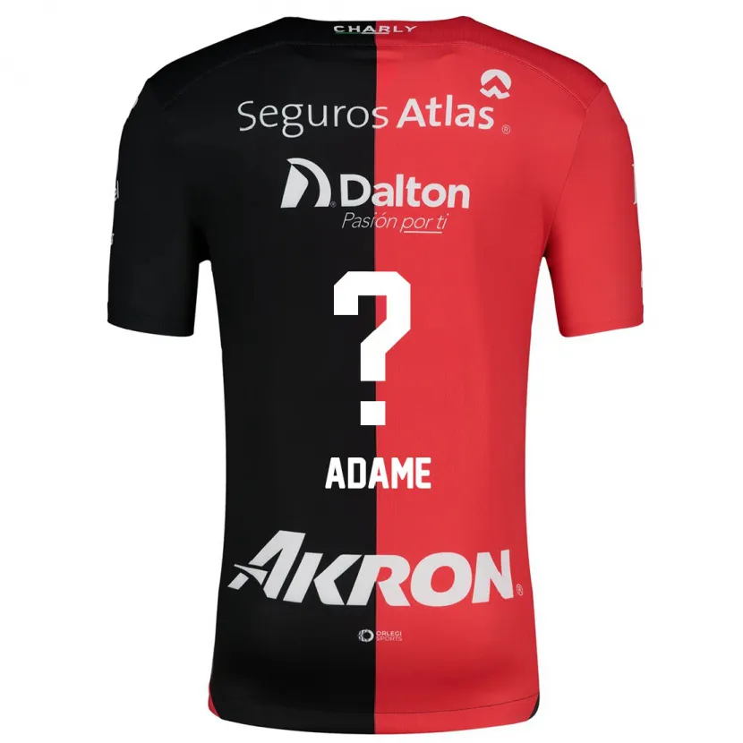 Danxen Herren Edgar Adame #0 Rot Schwarz Heimtrikot Trikot 2024/25 T-Shirt