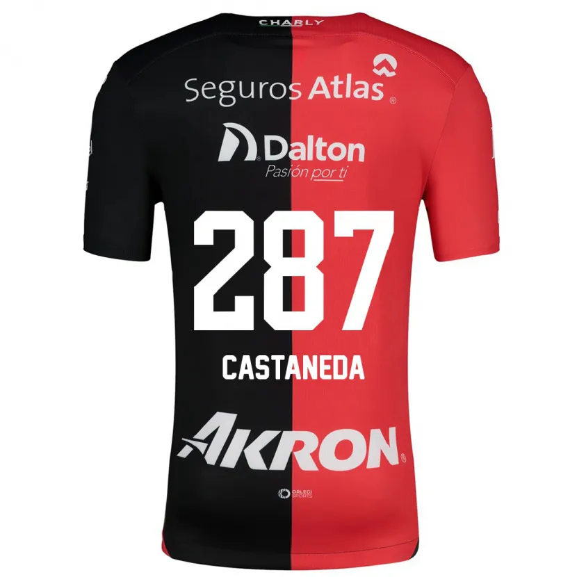 Danxen Herren Mariano Castañeda #287 Rot Schwarz Heimtrikot Trikot 2024/25 T-Shirt