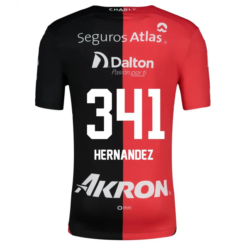 Danxen Herren Leonardo Hernández #341 Rot Schwarz Heimtrikot Trikot 2024/25 T-Shirt