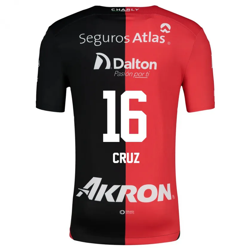 Danxen Herren Daniela Cruz #16 Rot Schwarz Heimtrikot Trikot 2024/25 T-Shirt
