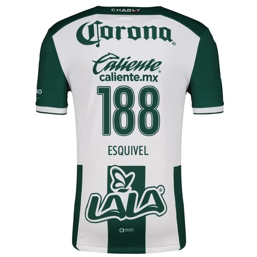 Danxen Herren Bruno Esquivel #188 Grün Weiß Heimtrikot Trikot 2024/25 T-Shirt