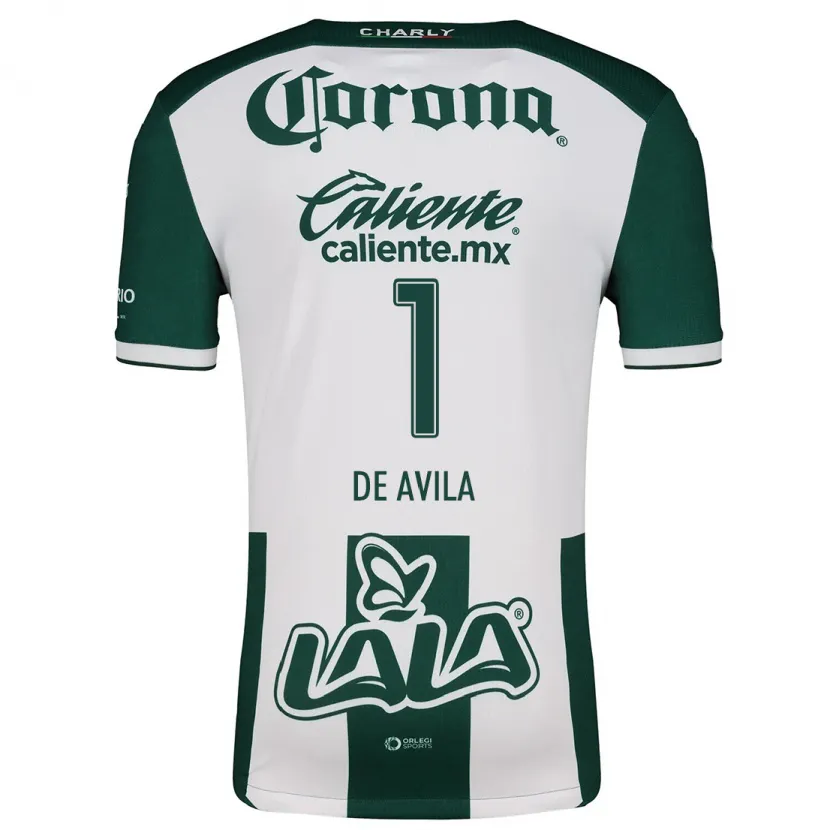 Danxen Herren Hannia De Ávila #1 Grün Weiß Heimtrikot Trikot 2024/25 T-Shirt