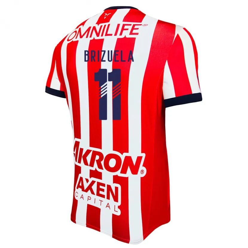 Danxen Herren Isaác Brizuela #11 Rot Weiß Blau Heimtrikot Trikot 2024/25 T-Shirt