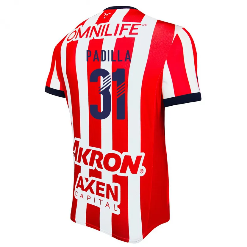Danxen Herren Yael Padilla #31 Rot Weiß Blau Heimtrikot Trikot 2024/25 T-Shirt