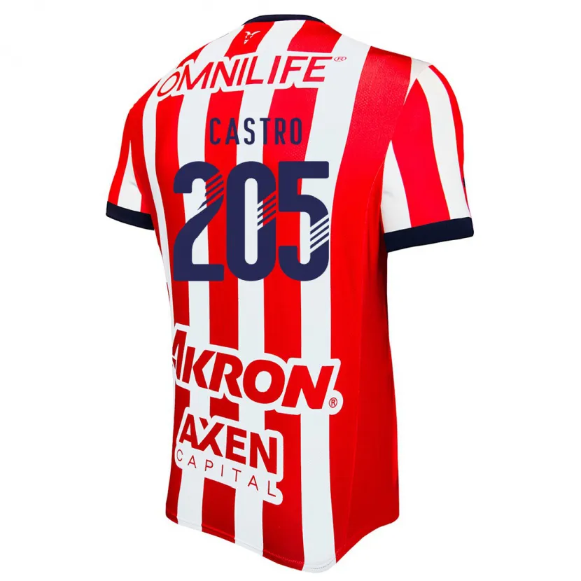 Danxen Herren Ariel Castro #205 Rot Weiß Blau Heimtrikot Trikot 2024/25 T-Shirt