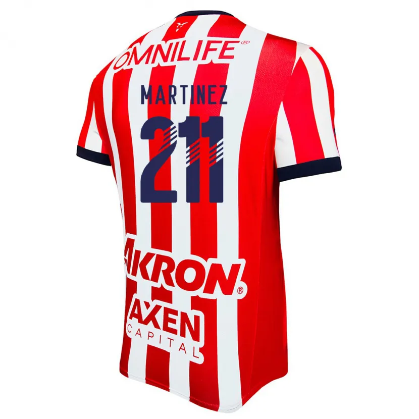 Danxen Herren Diego Martínez #211 Rot Weiß Blau Heimtrikot Trikot 2024/25 T-Shirt