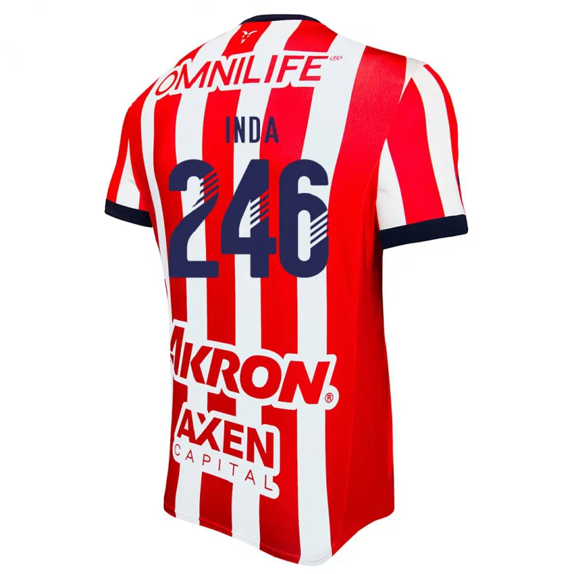 Danxen Herren Samir Inda #246 Rot Weiß Blau Heimtrikot Trikot 2024/25 T-Shirt