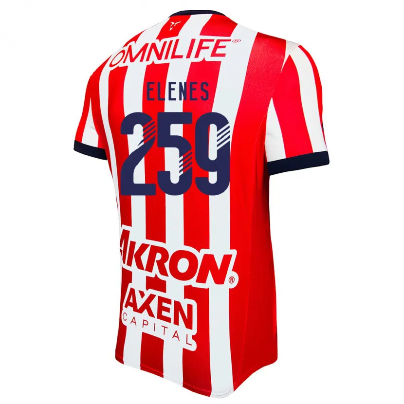 Danxen Herren José Elenes #259 Rot Weiß Blau Heimtrikot Trikot 2024/25 T-Shirt