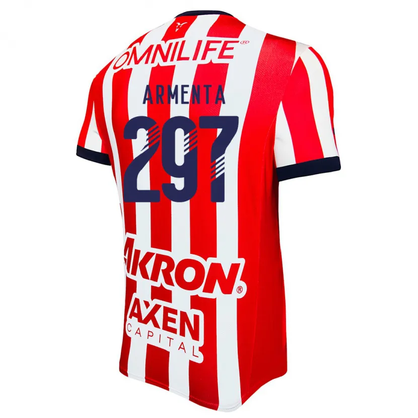 Danxen Herren Deibith Armenta #297 Rot Weiß Blau Heimtrikot Trikot 2024/25 T-Shirt