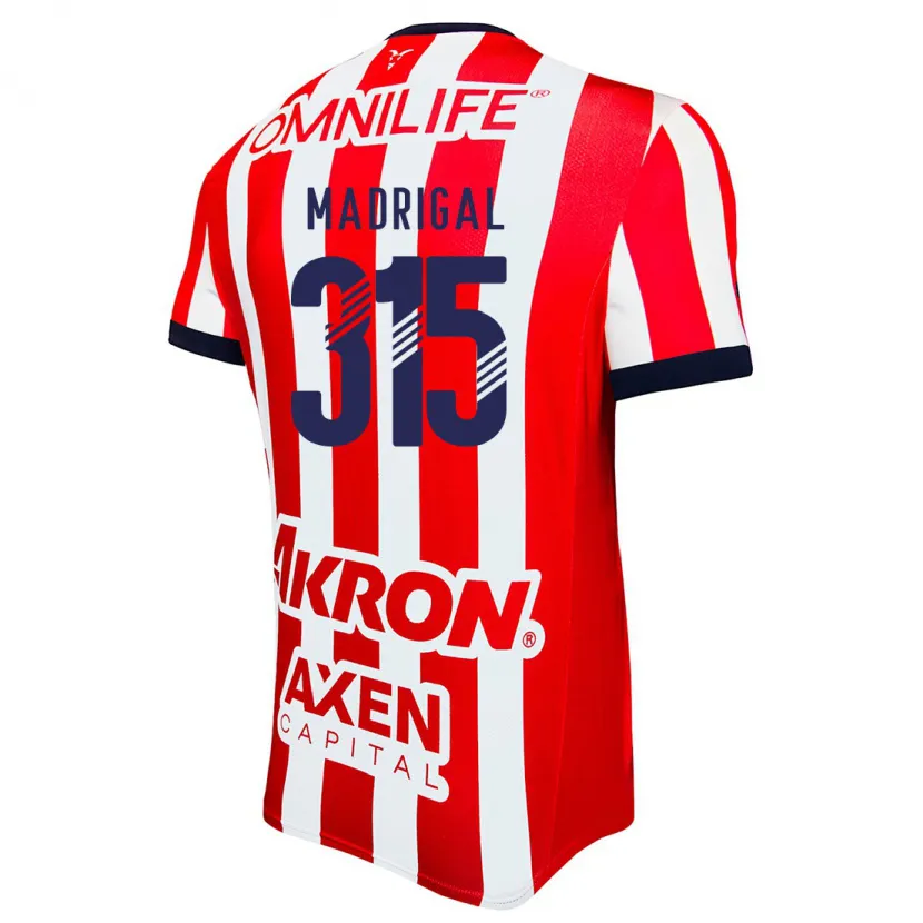 Danxen Herren David Madrigal #315 Rot Weiß Blau Heimtrikot Trikot 2024/25 T-Shirt