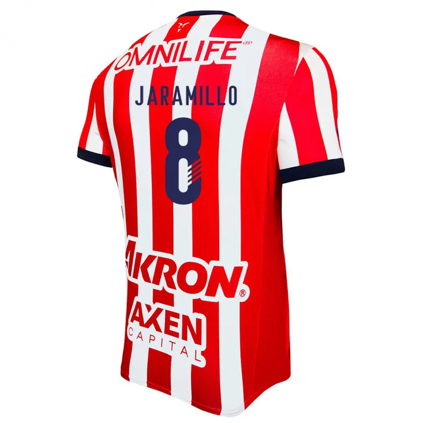 Danxen Herren Carolina Jaramillo #8 Rot Weiß Blau Heimtrikot Trikot 2024/25 T-Shirt