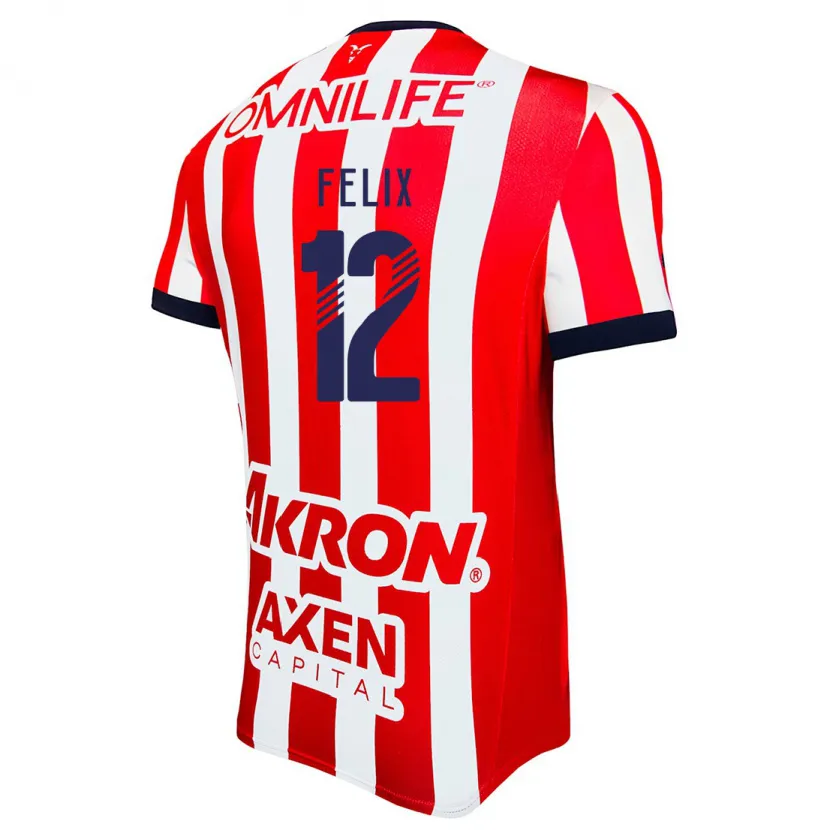 Danxen Herren Blanca Félix #12 Rot Weiß Blau Heimtrikot Trikot 2024/25 T-Shirt