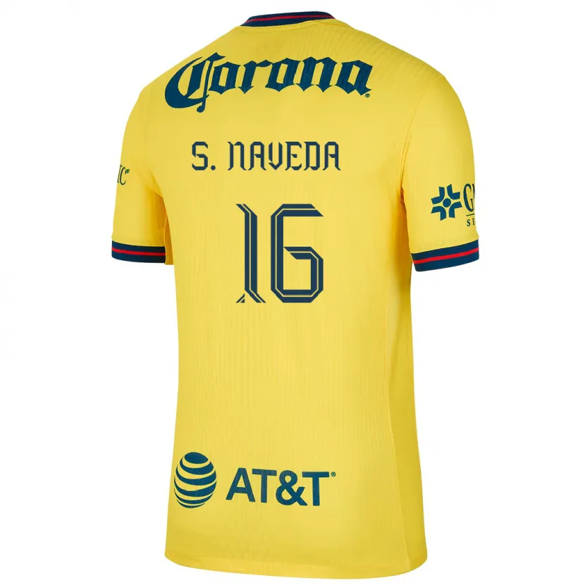 Danxen Herren Santiago Naveda #16 Gelb Blau Heimtrikot Trikot 2024/25 T-Shirt
