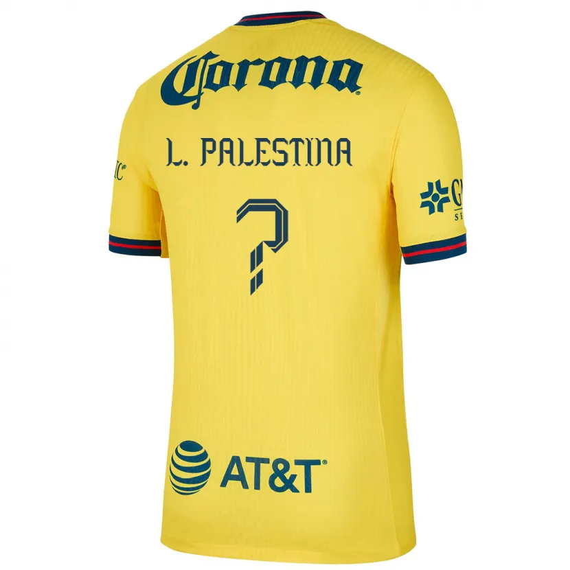 Danxen Herren Leonardo Palestina #0 Gelb Blau Heimtrikot Trikot 2024/25 T-Shirt