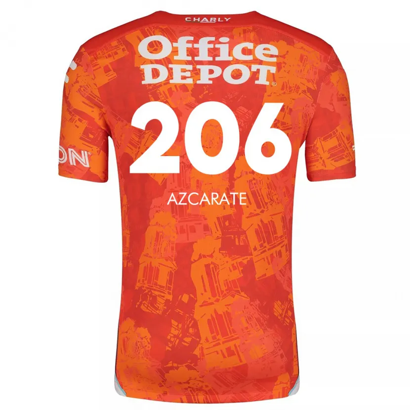 Danxen Herren Yerar Azcárate #206 Orange Weiß Auswärtstrikot Trikot 2024/25 T-Shirt