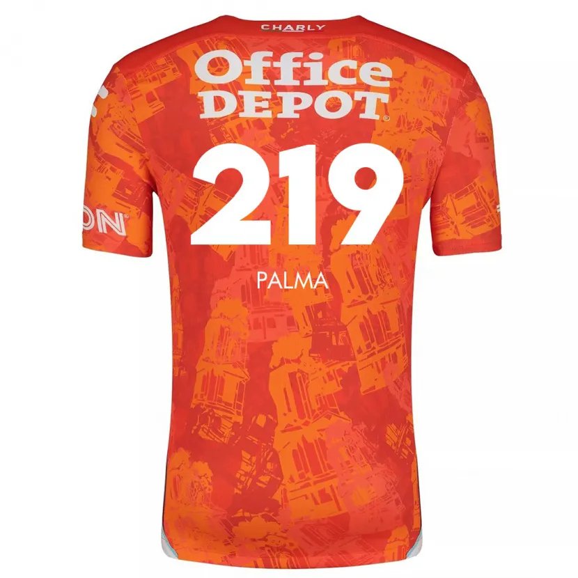Danxen Herren Pablo Palma #219 Orange Weiß Auswärtstrikot Trikot 2024/25 T-Shirt