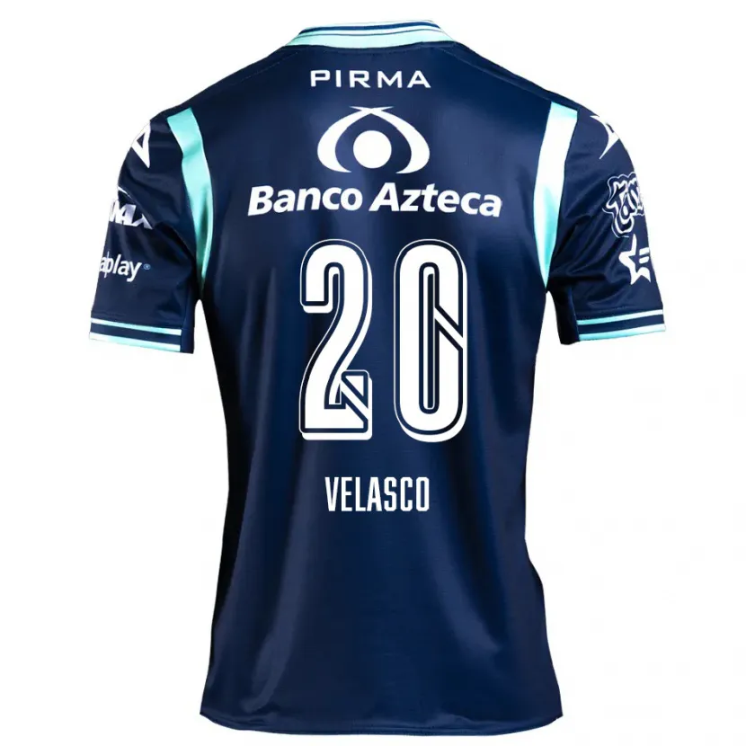Danxen Herren Kevin Velasco #20 Navy Blau Auswärtstrikot Trikot 2024/25 T-Shirt