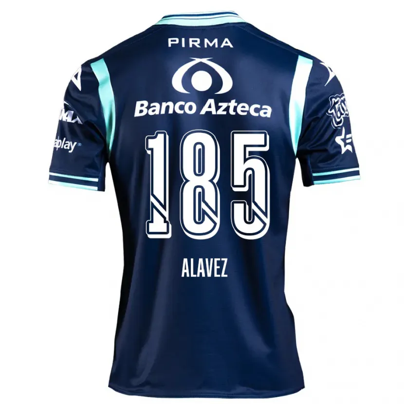 Danxen Herren Brian Alavez #185 Navy Blau Auswärtstrikot Trikot 2024/25 T-Shirt