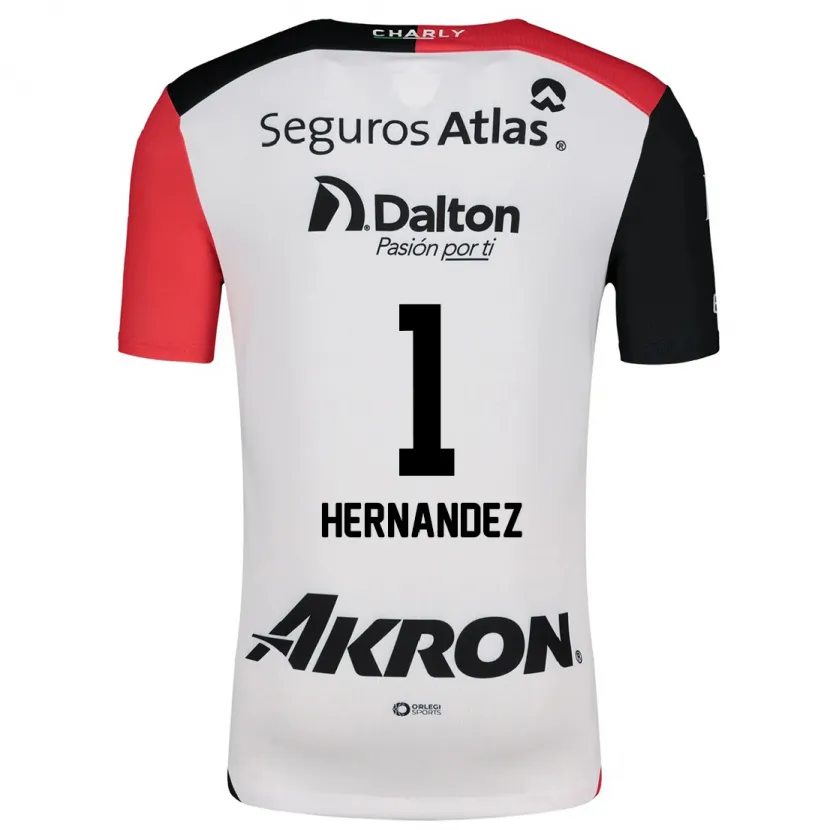 Danxen Herren José Hernández #1 Weiß Rot Schwarz Auswärtstrikot Trikot 2024/25 T-Shirt
