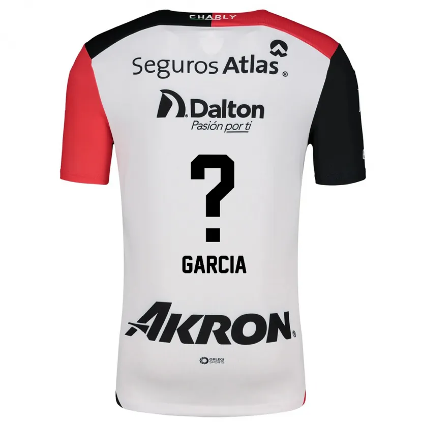 Danxen Herren Ángel García #0 Weiß Rot Schwarz Auswärtstrikot Trikot 2024/25 T-Shirt