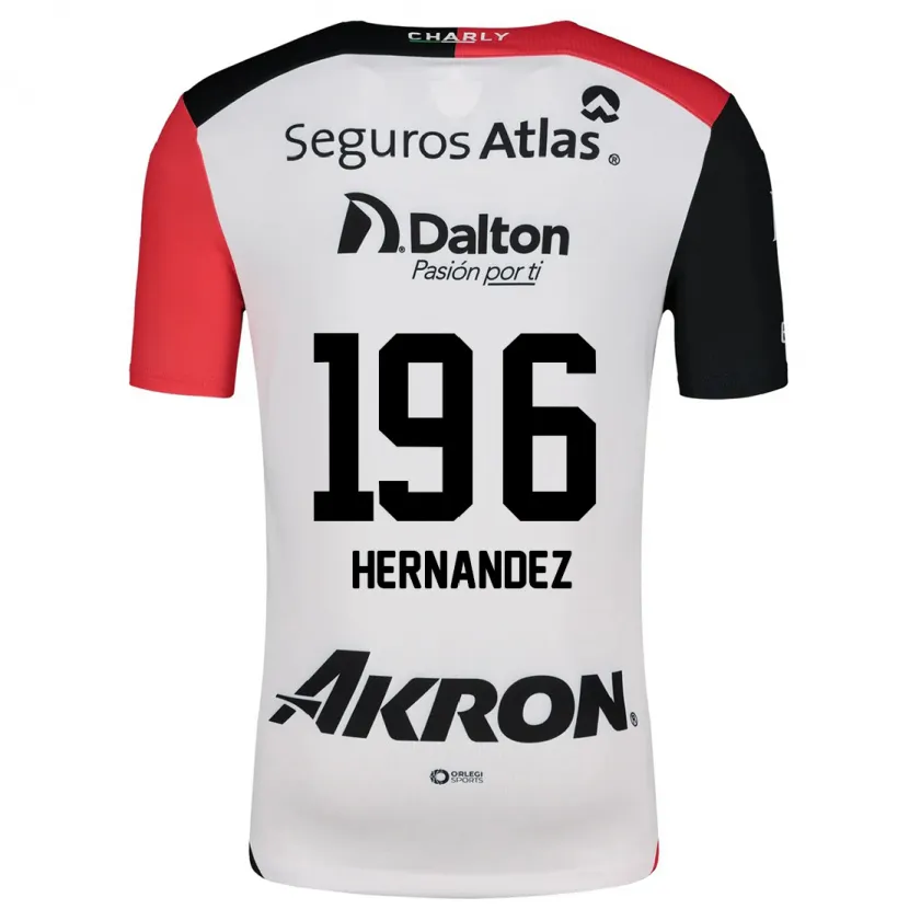 Danxen Herren Miguel Hernández #196 Weiß Rot Schwarz Auswärtstrikot Trikot 2024/25 T-Shirt