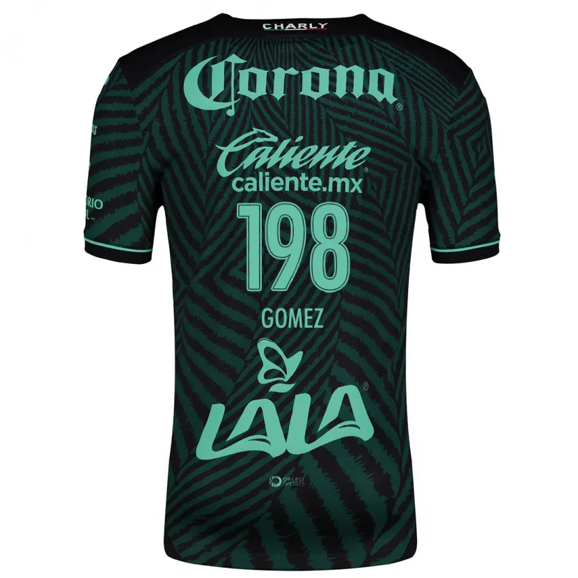 Danxen Herren Isaác Gómez #198 Schwarz Grün Auswärtstrikot Trikot 2024/25 T-Shirt