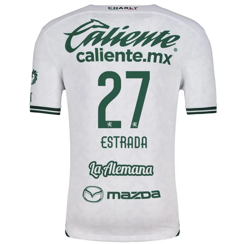 Danxen Herren Ángel Estrada #27 Weiß Grün Auswärtstrikot Trikot 2024/25 T-Shirt