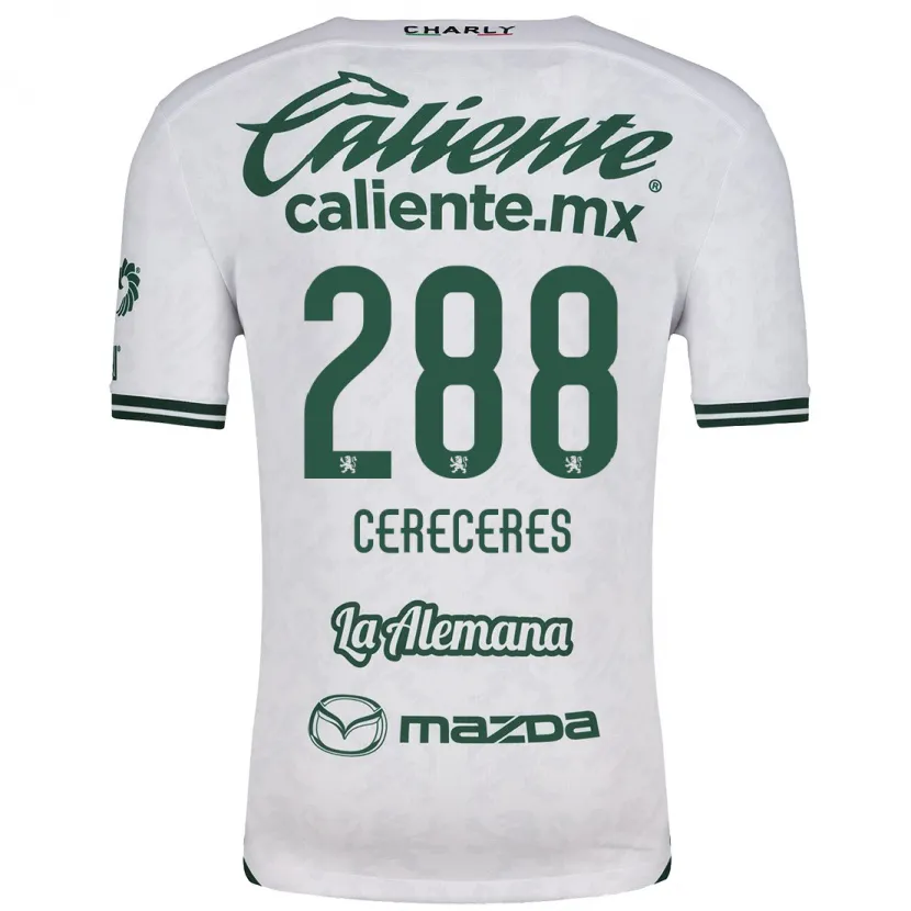 Danxen Herren Thomas Cereceres #288 Weiß Grün Auswärtstrikot Trikot 2024/25 T-Shirt