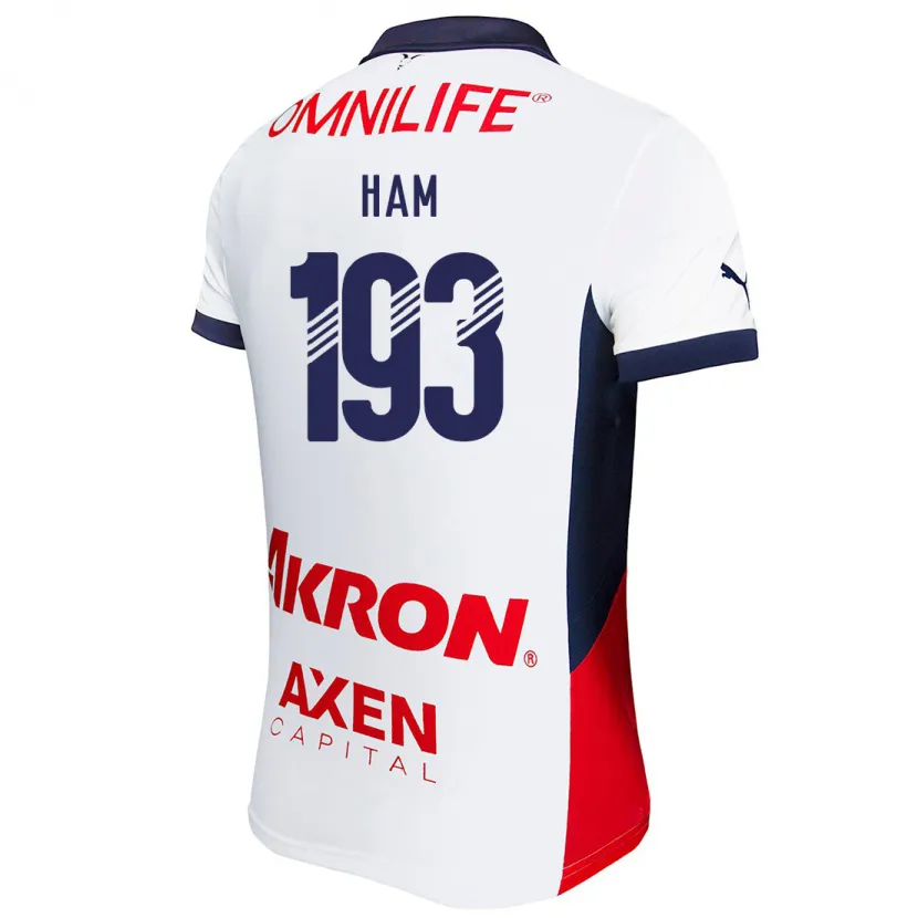 Danxen Herren Marioni Ham #193 Weiß Rot Blau Auswärtstrikot Trikot 2024/25 T-Shirt