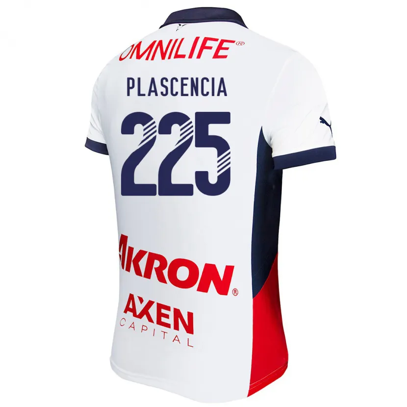 Danxen Herren Osvaldo Plascencia #225 Weiß Rot Blau Auswärtstrikot Trikot 2024/25 T-Shirt