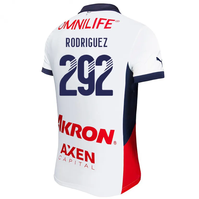 Danxen Herren Emiliano Rodríguez #292 Weiß Rot Blau Auswärtstrikot Trikot 2024/25 T-Shirt