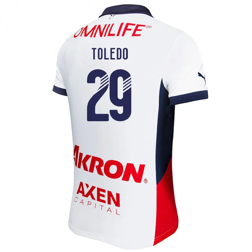 Danxen Herren Wendy Toledo #29 Weiß Rot Blau Auswärtstrikot Trikot 2024/25 T-Shirt