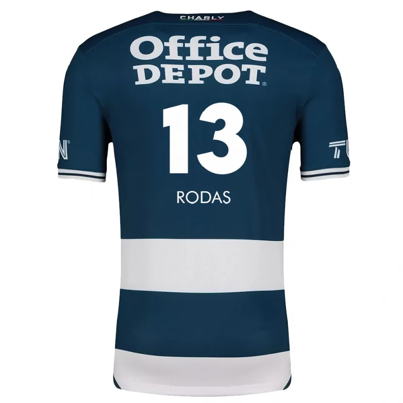 Danxen Damen Carlos Rodas #13 Blau Weiss Heimtrikot Trikot 2024/25 T-Shirt