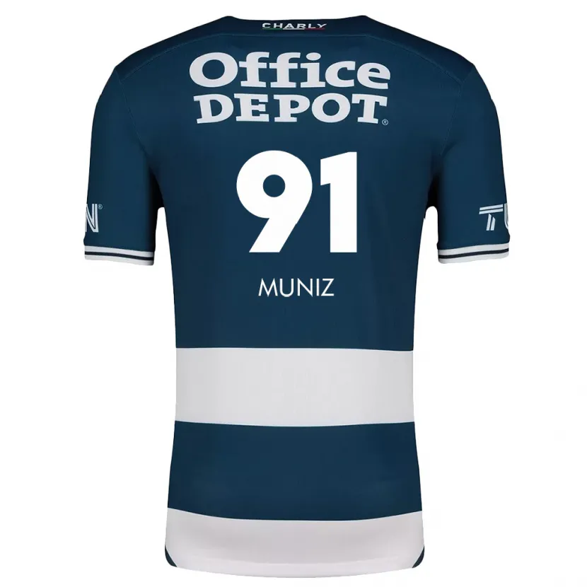 Danxen Damen Brandon Muñiz #91 Blau Weiss Heimtrikot Trikot 2024/25 T-Shirt