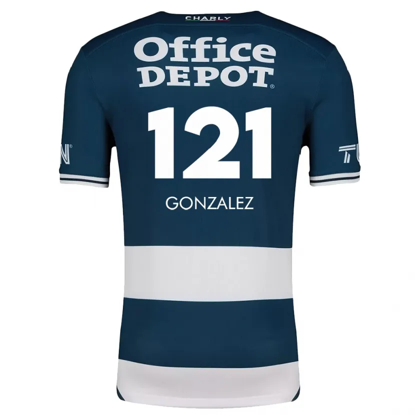 Danxen Damen Cristian González #121 Blau Weiss Heimtrikot Trikot 2024/25 T-Shirt