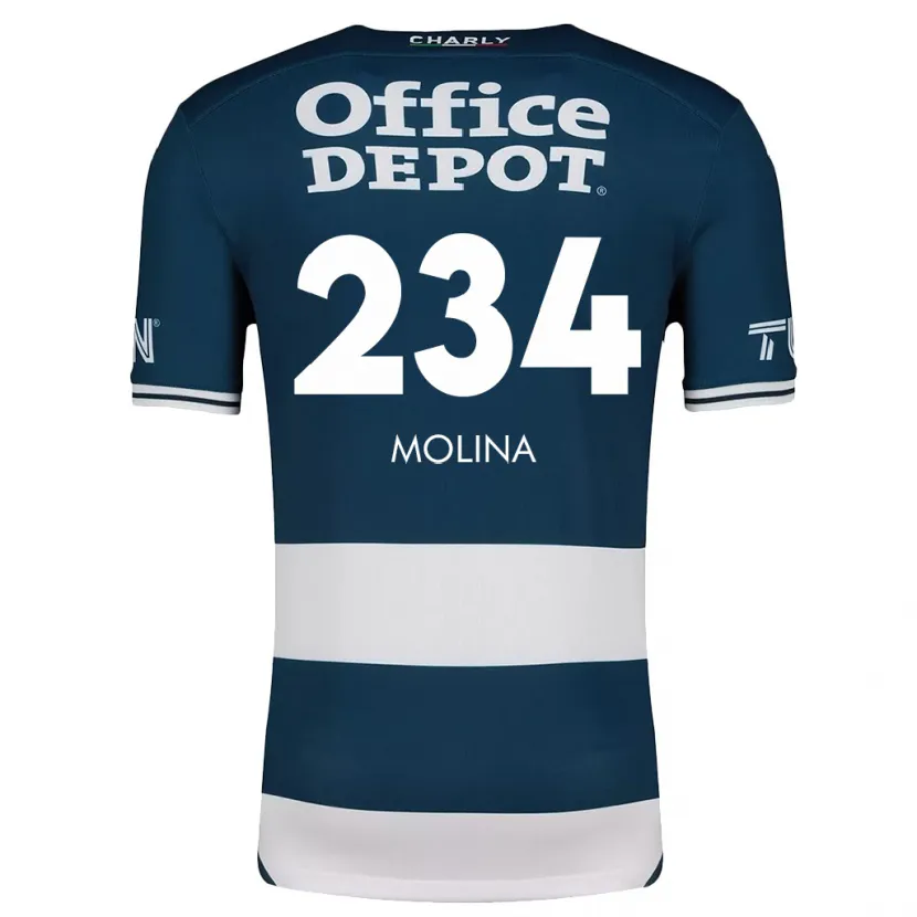 Danxen Damen Yoshimar Molina #234 Blau Weiss Heimtrikot Trikot 2024/25 T-Shirt
