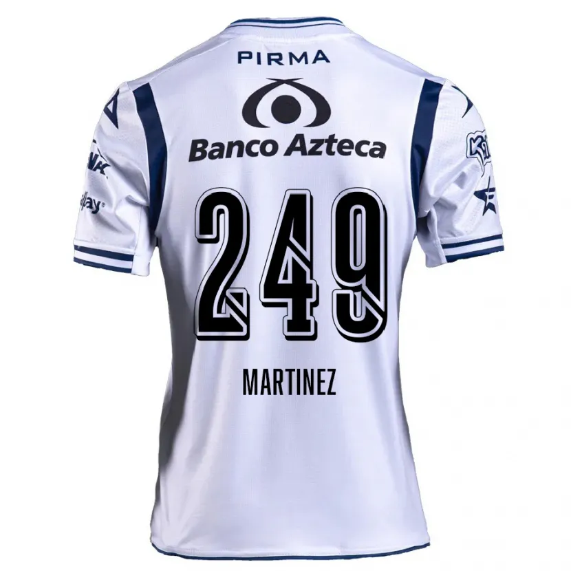 Danxen Damen Juan Martínez #249 Weiß Marineblau Heimtrikot Trikot 2024/25 T-Shirt