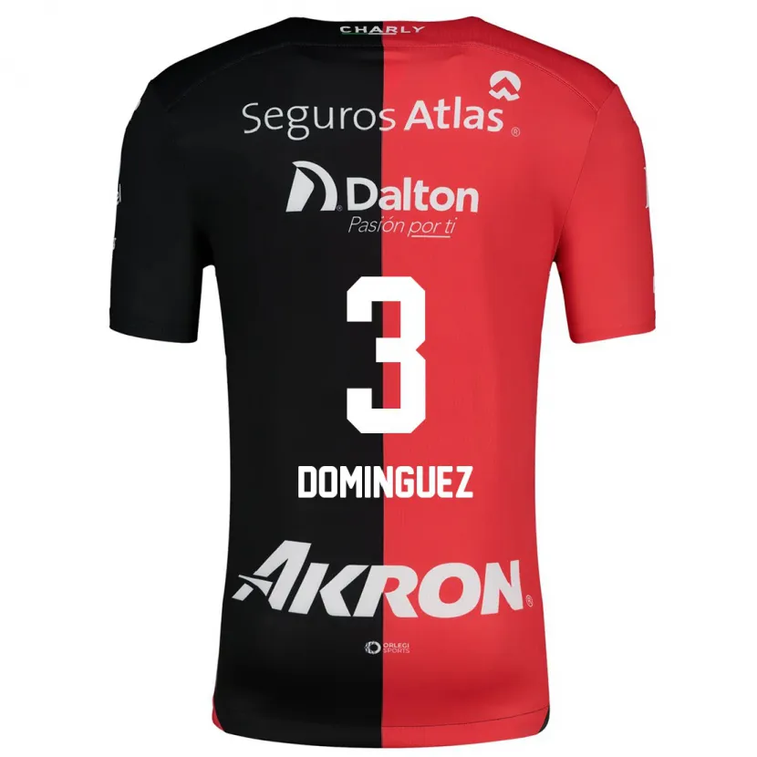 Danxen Damen Idekel Domínguez #3 Rot Schwarz Heimtrikot Trikot 2024/25 T-Shirt