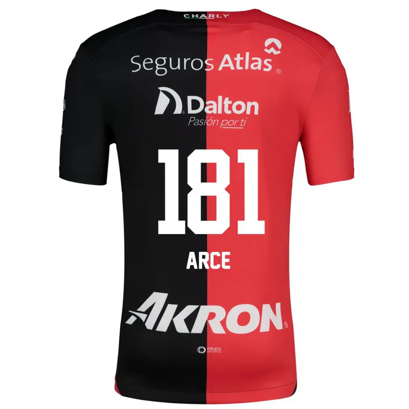 Danxen Damen Edson Arce #181 Rot Schwarz Heimtrikot Trikot 2024/25 T-Shirt