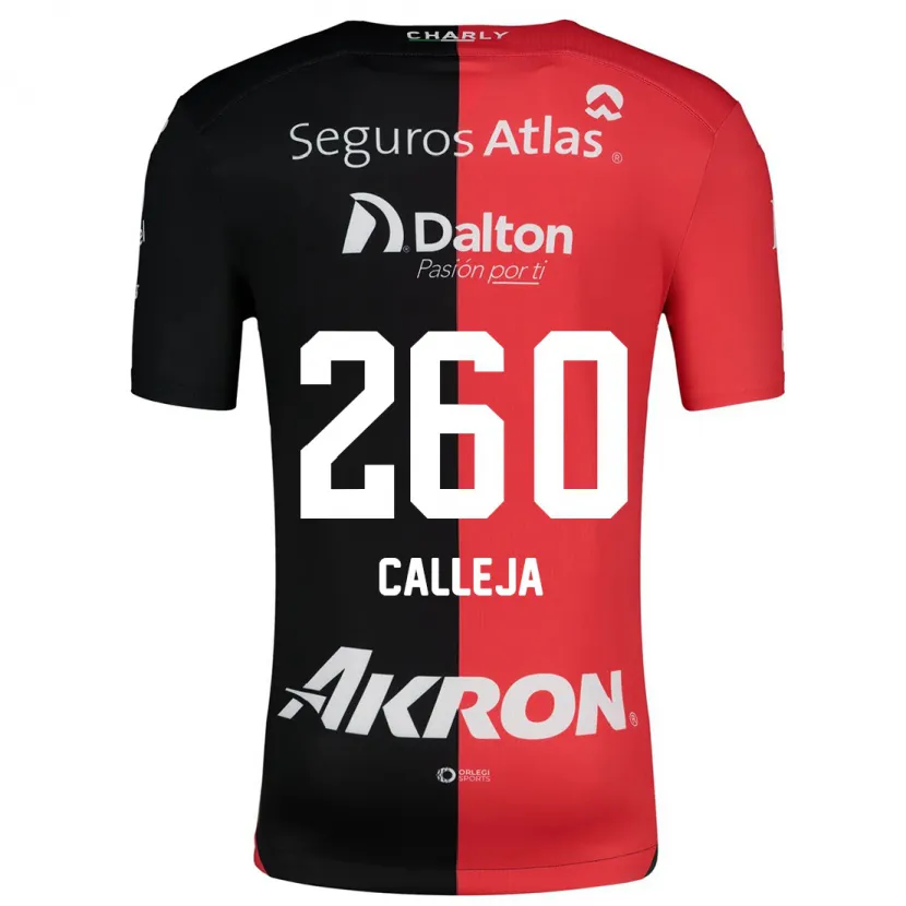 Danxen Damen Diego Calleja #260 Rot Schwarz Heimtrikot Trikot 2024/25 T-Shirt