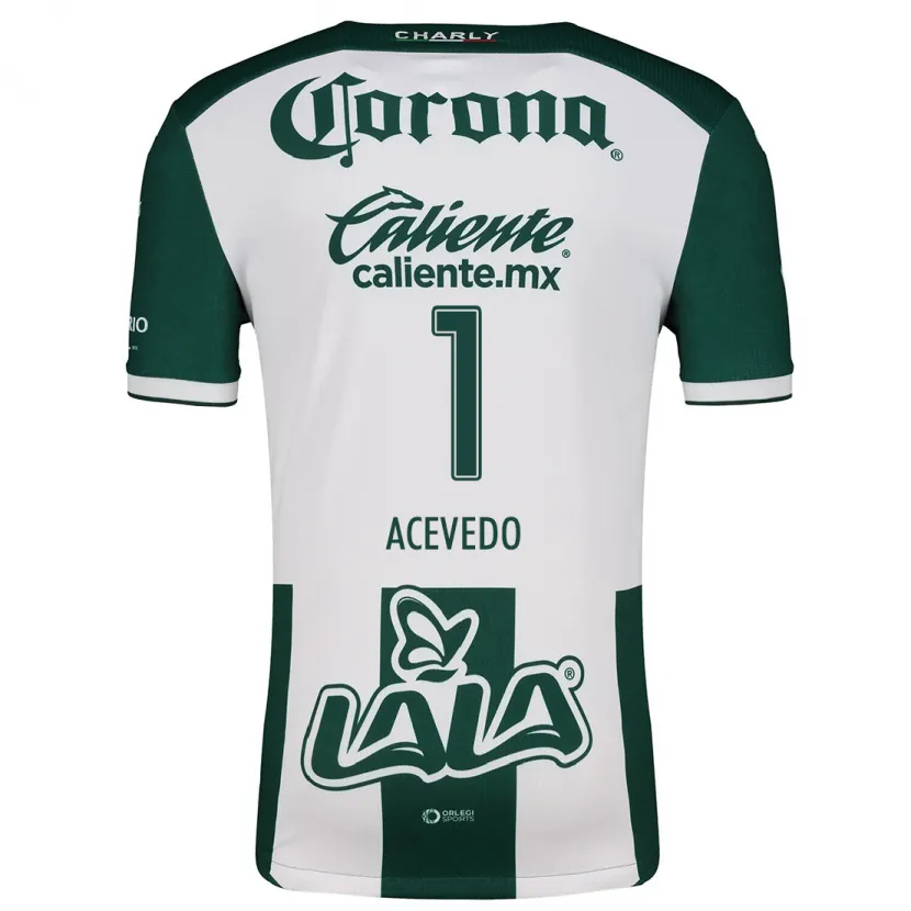 Danxen Damen Carlos Acevedo #1 Grün Weiß Heimtrikot Trikot 2024/25 T-Shirt