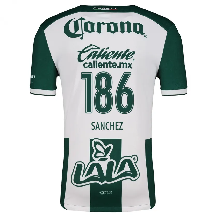 Danxen Damen David Sánchez #186 Grün Weiß Heimtrikot Trikot 2024/25 T-Shirt