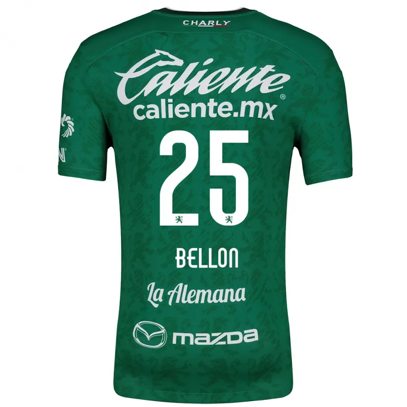 Danxen Damen Paul Bellón #25 Grün Weiß Heimtrikot Trikot 2024/25 T-Shirt