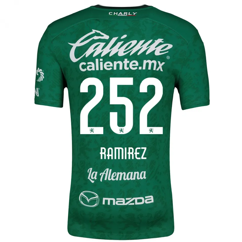 Danxen Damen Luis Ramírez #252 Grün Weiß Heimtrikot Trikot 2024/25 T-Shirt