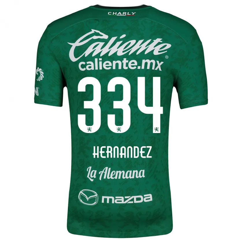 Danxen Damen Alan Hernández #334 Grün Weiß Heimtrikot Trikot 2024/25 T-Shirt