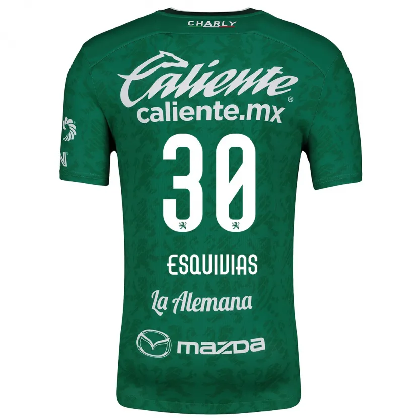 Danxen Damen Isabela Esquivias #30 Grün Weiß Heimtrikot Trikot 2024/25 T-Shirt