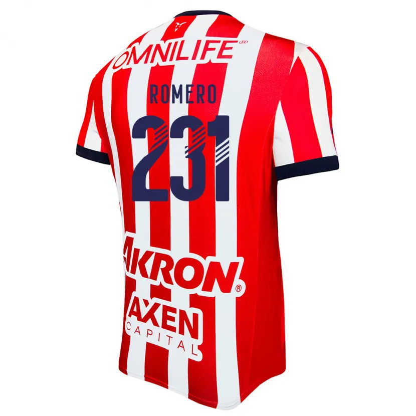 Danxen Damen Ángel Romero #231 Rot Weiß Blau Heimtrikot Trikot 2024/25 T-Shirt