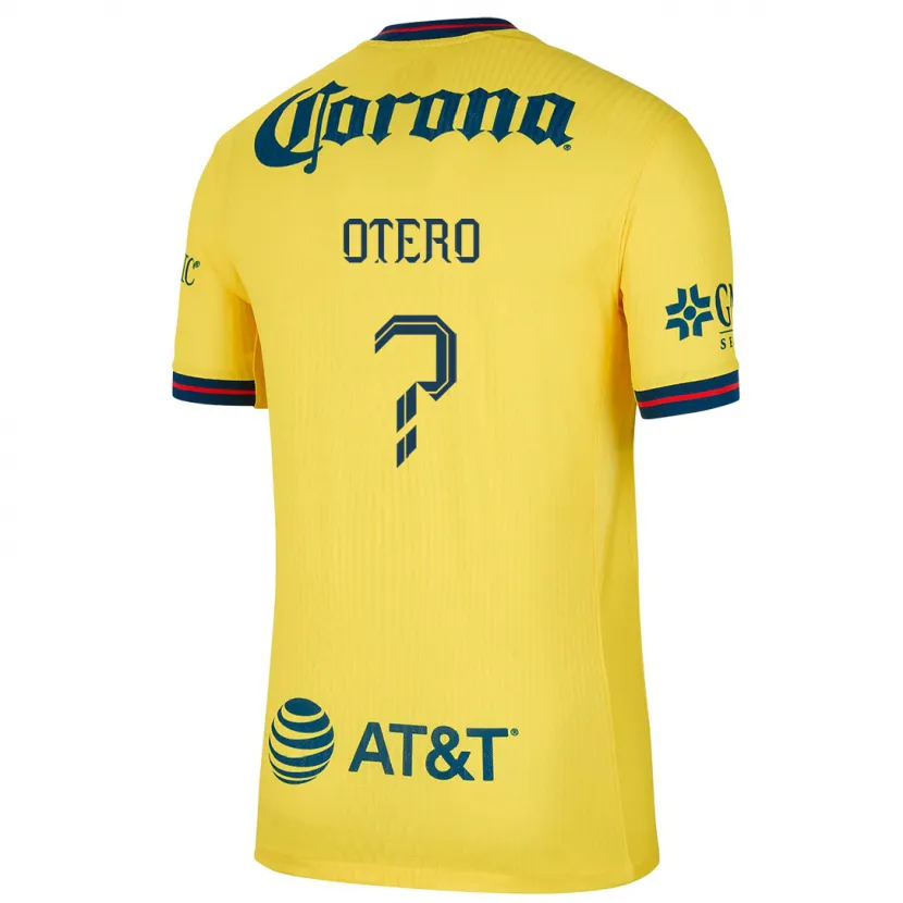 Danxen Damen Juan Otero #0 Gelb Blau Heimtrikot Trikot 2024/25 T-Shirt
