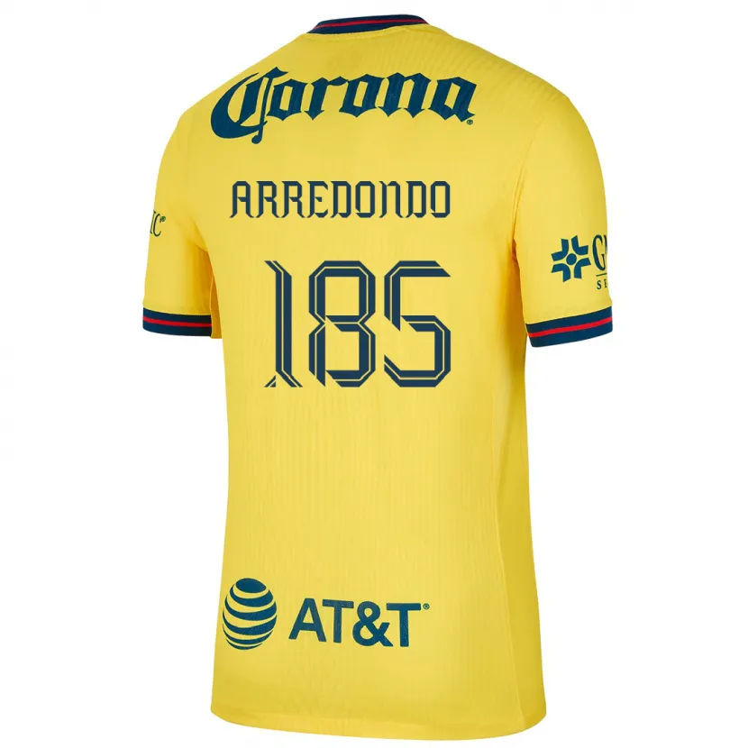 Danxen Damen Aarón Arredondo #185 Gelb Blau Heimtrikot Trikot 2024/25 T-Shirt