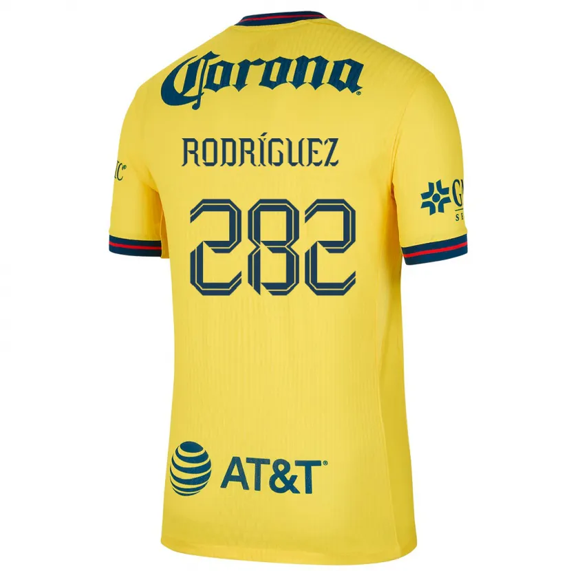 Danxen Damen Francisco Rodríguez #282 Gelb Blau Heimtrikot Trikot 2024/25 T-Shirt